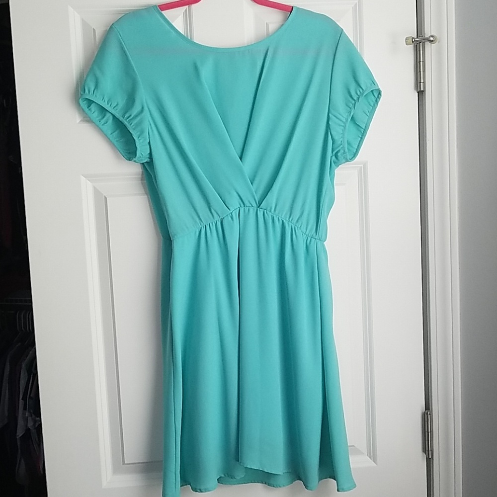 Lightweight baby blue dress